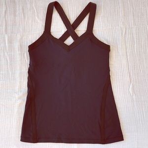 Lululemon built-in bra tank- mile a minute